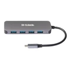 Kép 2/5 - D-Link DUB-2340 hálózati csatlakozó USB C-típus 5000 Mbit/s Szürke