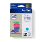 Kép 1/4 - Brother LC221C tintapatron 1 db Eredeti Cián