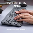 Kép 4/10 - Logitech 920-012505 billentyűzet Egér mellékelve Irodai RF vezeték nélküli + Bluetooth AZERTY Francia Grafit