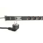 Kép 5/5 - Digitus DN-95412 áramelosztó egység (PDU) 7 AC kimenet(ek) 0U Fekete, Ezüst