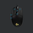 Kép 4/10 - Logitech G 910-005796 egér Játék Jobbkezes USB A típus 8000 DPI