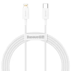 Kép 1/11 - Baseus Superior Series USB-C-Lightning kábel, 20 W, PD, 1,5 m (fehér)