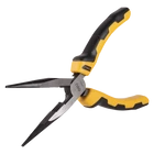 Kép 2/4 - Deli Tools hosszúkás egyenes fogó EDL2108, 8" (sárga)