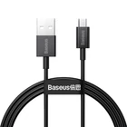Kép 1/11 - Baseus Superior Series USB-Micro-USB kábel, 2A, 1m (fekete)