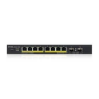 Kép 3/4 - Zyxel GS1900-10HP Vezérelt L2 Gigabit Ethernet (10/100/1000) Ethernet-áramellátás (PoE) támogatása Fekete