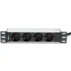 Kép 1/2 - Techly I-CASE M10-4D 10' 1U X4 Elosztó - Schuko aljzatok