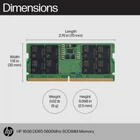 Kép 3/3 - HP 83P91AA memóriamodul 5600 MT/másodperc 262-pin SO-DIMM