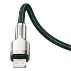 Kép 4/7 - Baseus Cafule USB-C-Lightning kábel, PD, 20 W, 1 m (zöld)