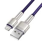 Kép 2/7 - Baseus Cafule USB-Lightning kábel, 2,4A, 1m (lila)