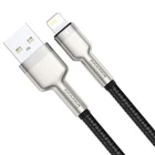 Kép 4/7 - Kábel USB Lightning Baseus Cafule, 2.4A, 0,25m (czarny)