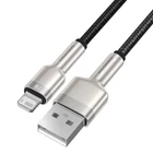 Kép 3/7 - Kábel USB Lightning Baseus Cafule, 2.4A, 0,25m (czarny)