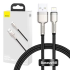 Kép 1/7 - Kábel USB Lightning Baseus Cafule, 2.4A, 0,25m (czarny)