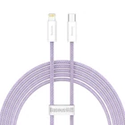 Kép 2/8 - Baseus Dynamic Series USB-C - Lightning Kábel, 20W, 2m (lila)
