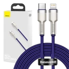 Kép 1/4 - Kábel USB-C do Lightning Baseus Cafule, 20W, 2m (fioletowy)