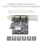 Kép 10/10 - StarTech.com PR22GI-NETWORK-CARD hálózati kártya Belső Ethernet 2500 Mbit/s
