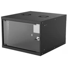 Kép 1/3 - Intellinet 714785 6U falra szerelhető rack 54/56 fekete lapos