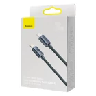 Kép 4/5 - Baseus Crystal Shine USB-C-Lightning kábel, 20W, PD, 2m (fekete)