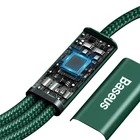 Kép 4/8 - Baseus Rapid Series 3 az 1-ben USB-C  kábel, mikro USB / Lightning / USB-C, 20 W, 1,5 m (zöld)
