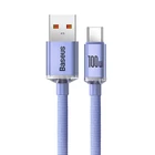 Kép 7/7 - Baseus Crystal Shine USB USB-C kábel, 100W, 2m (lila)