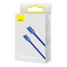 Kép 7/8 - USB-C-USB-C Baseus Crystal Shine kábel, 100W, 1,2m (kék)