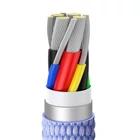 Kép 4/9 - Baseus Crystal Shine USB-C USB-C kábel, 100W, 2m (lila)