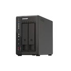 Kép 1/7 - QNAP TS-253E NAS Tower Ethernet/LAN csatlakozás Fekete J6412