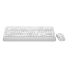 Kép 2/6 - Logitech 920-011022 billentyűzet Egér mellékelve Irodai Bluetooth QWERTZ Német Fehér