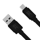 Kép 1/5 - Green Cell KABGC03 USB kábel 0,25 M USB A USB C Fekete