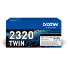 Kép 1/4 - Brother TN-2320TWIN festékkazetta 1 db Eredeti Fekete