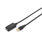 Kép 1/4 - Digitus DA-70130-4 USB kábel USB 2.0 5 M USB A 0,48 Gbit/s Fekete