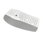 Kép 2/2 - Delux GM901D BT+2.4G ergonomikus vezeték nélküli billentyűzet (fehér) (QWERTY)