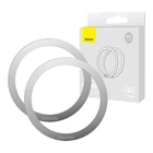 Kép 1/5 - Baseus Halo mágneses gyűrű telefonokhoz, MagSafe (ezüst)