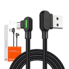 Kép 3/3 - USB-Micro USB szögletes kábel Mcdodo CA-5280 LED, 3m (fekete)