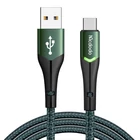 Kép 1/4 - USB to USB-C Mcdodo Magnificence CA-7961 LED cable, 1m (green)