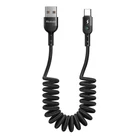 Kép 1/5 - USB Spring Cable to USB-C Mcdodo Omega CA-6420 1.8m (Black)