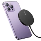 Kép 4/7 - Baseus Simple Mini3 Mágneses (MagSafe), vezeték nélküli töltő, 15W (fekete)