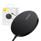 Kép 1/7 - Baseus Simple Mini3 Mágneses (MagSafe), vezeték nélküli töltő, 15W (fekete)