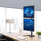 Kép 8/10 - Techly ICA-LCD 2520V Függőleges asztali állvány 2 monitorhoz 13-27" LCD 10kg