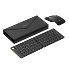Kép 1/4 - Delux KF10 összecsukható vezeték nélküli billentyűzet és MF10PR egér készlet (QWERTY)
