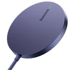 Kép 1/8 - Baseus Simple Mini3 Mágneses (MagSafe), vezeték nélküli töltő, 15W (lila)