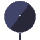 Kép 3/8 - Baseus Simple Mini3 Mágneses (MagSafe), vezeték nélküli töltő, 15W (lila)