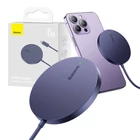 Kép 8/8 - Baseus Simple Mini3 Mágneses (MagSafe), vezeték nélküli töltő, 15W (lila)