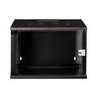 Kép 9/9 - 19" 7U falra szerelhető hálózati szekrény, SOHO PRO 370 x 540 x 400 mm, üvegajtó, fekete, szétszerelve, 60 kg