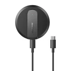Kép 1/3 - Joyroom JR-A28 ultra-thin magnetic induction charger, 15W (black)