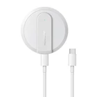Kép 1/3 - Joyroom JR-A28 ultra-thin magnetic induction charger, 15W (white)