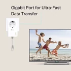 Kép 4/8 - TP-Link TL-PA7017P KIT PowerLine adapter 1000 Mbit/s Ethernet/LAN csatlakozás Fehér 2 db