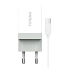 Kép 1/2 - Foneng K210 hálózati töltő, 1xUSB + Micro-USB kábel