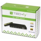 Kép 2/8 - Techly IDATA HDMI-4K51 HDMI 1.4 5x1 4K60Hz kapcsoló távirányítóval