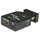 Kép 1/7 - Techly IDATA VGA-HDMINI VGA-ról HDMI-ra/3.5mm Audio Jack Adapter
