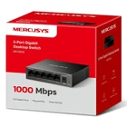 Kép 6/6 - Mercusys MS105GS hálózati kapcsoló Beállítást nem igénylő (unmanaged) Gigabit Ethernet (10/100/1000) Fekete